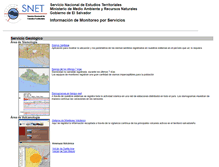 Tablet Screenshot of mapas.snet.gob.sv